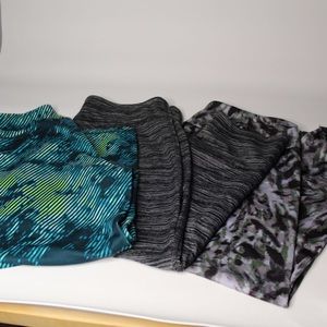 3/4 length activewear leggings - 3 pair